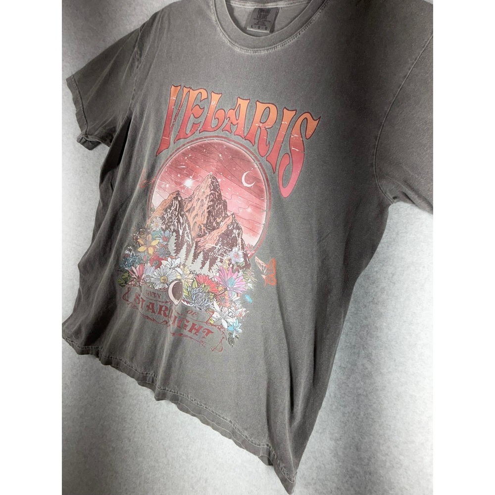 Velaris City of Starlight T-Shirt Comfort Colors Gray ACOTAR Graphic Tee Large - Picture 7 of 8